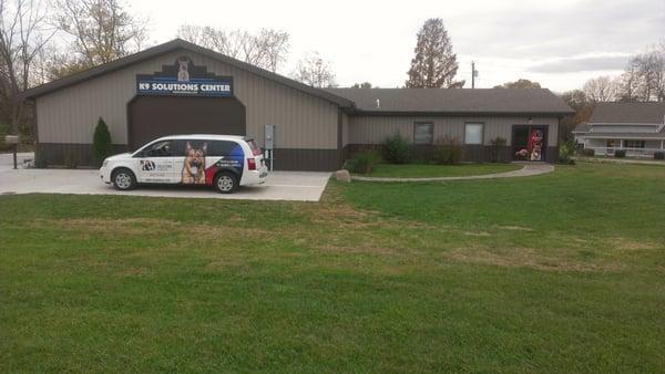 K9 Solutions Center's training facility.