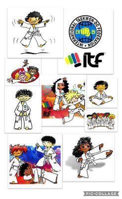 Taekwon-Do Kids Group - classes for 3-6 year olds.