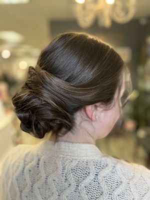 Bridal updo