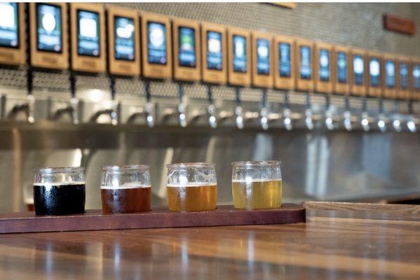 The tap wall. It's self serve!