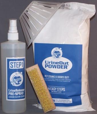 Basic Cleaning System, cleans up to 200 sq ft of  pet urine stains and odors.