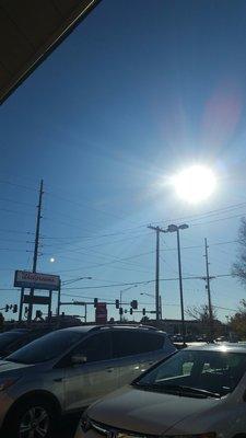 A sunny December morning at Walgreens .