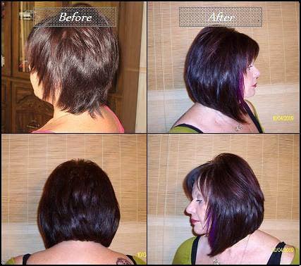 Full head application of Individually bonded Extensions, Color, & Cut by Natalie