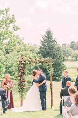 Our barn beam arch