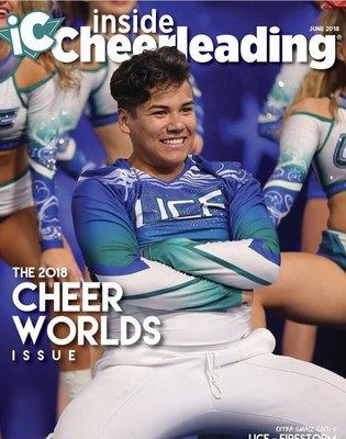 Cover of the Inside Cheerleading magazine