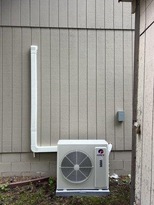 Ductless Heat Pump Installation  we can make your cabin hot and cold