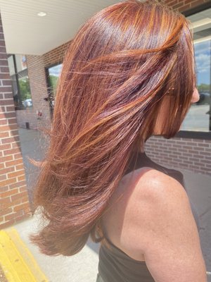 Copper highlights