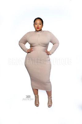 Plus Size Bandage Dress