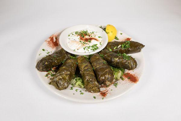 Grape Leaves - Stuffed with or without meat.