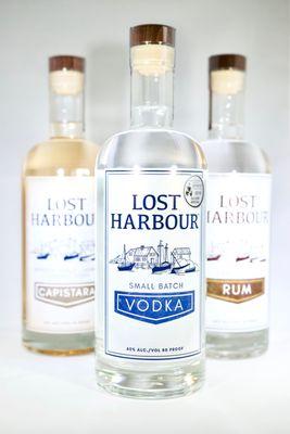 Lost Harbour Small Batch Vodka Lost Harbour Capistara Lost Harbour Small Batch Rum