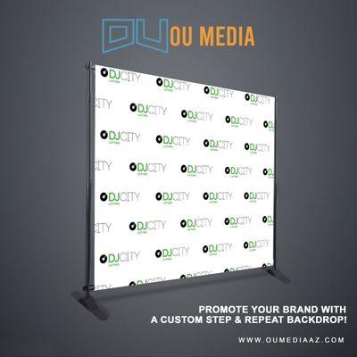 Step & Repeats are great for branding at events or onsite at your business!