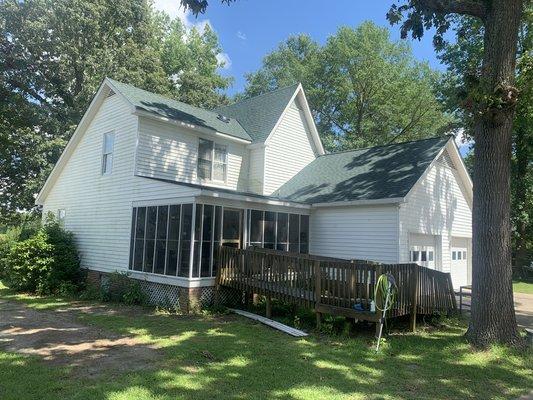 New Roof: Certainteed Landmark (Color: Hunter Green)