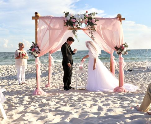 Sand Ceremony at The Plantation in Fort Morgan, AL