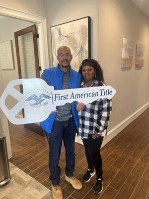 Closing at first American title company