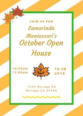 Join us this Sunday for our first open house!