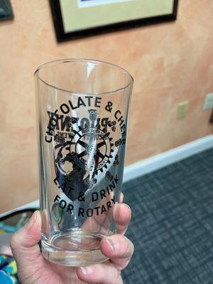 Phoenix Security Rotary Club Glass