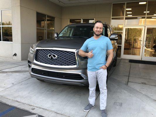 Congratulations to Tony T on his QX80 and switching from Lexus