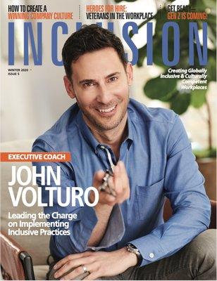 John Volturo, Executive Coach on cover of Inclusion Magazine