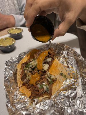 Barbacoa taco