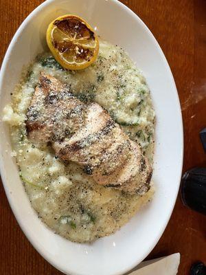 Lemon chicken risotto