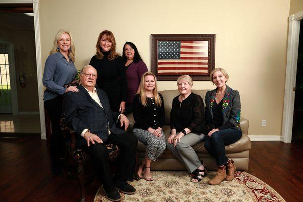 Anglin Property founder Bob Anglin and staff