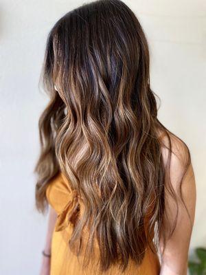 Brunette balayage