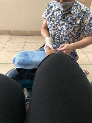 Pedi and Mani