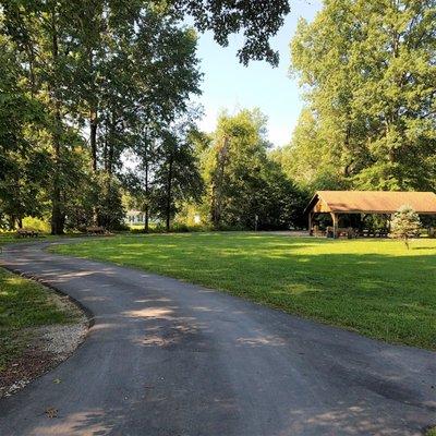 paved trail around the park