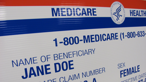 The red white and blue Medicare card will have your claim number and your Part A and Part B effective dates displayed on it.