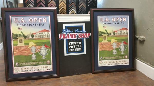 2014 US Open artist personally wrote on a print how much  we appreciate each othrb! Lee is a great guy and artist thanks