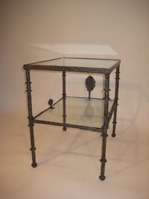 Bronze End Table in the Style of Giacometti