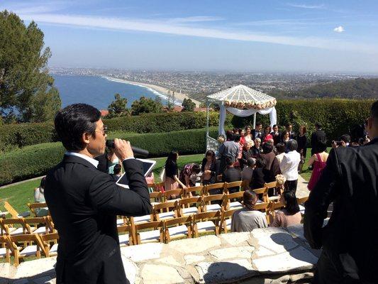 Spring wedding Palos Verdes