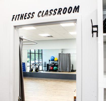 Private Room and Group Exercise Studio