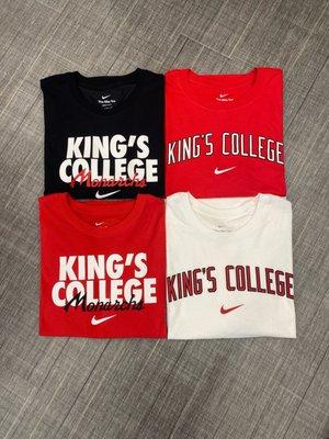 King's College Nike t-shirts