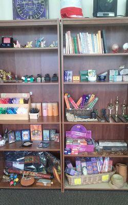 Fantastic selection of new age/metaphysical items.