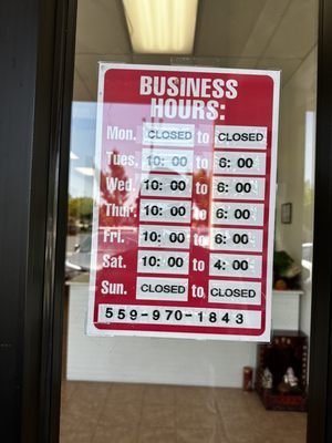 Business hours