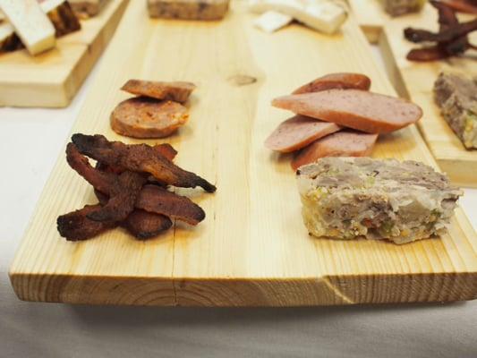 Our charcuterie is made and sold in house as well as next door on The Eddy Pub's charcuterie boards.