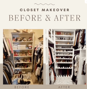 Closet Before and After