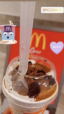 Caramel Brownie McFlurry