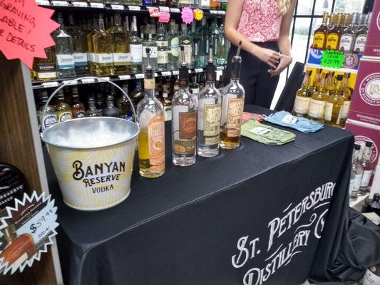 St. Petersburg Distillery, Tampa, FL Sampling Event