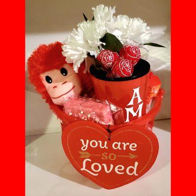 Valentines gift basket