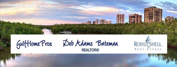 Caloosahatchee River with residential condo towers in background