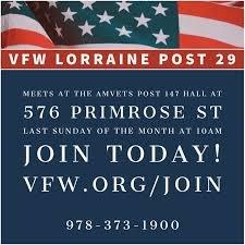 Join the VFW Post 29 today!