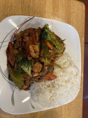 *Daily Special* Fusion Garlic Sauce stir fry