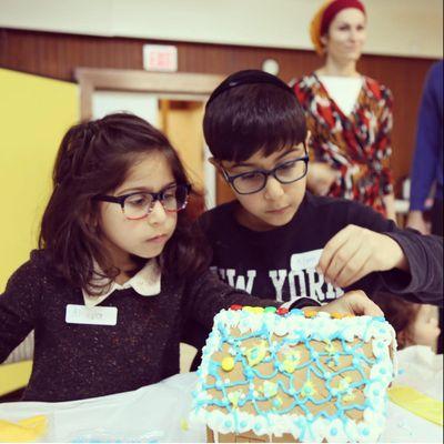 Gingerbread house was made and decorated on our open house