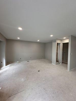 Professional painted interior