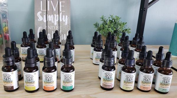 We offer full and broad spectrum CBD oils.