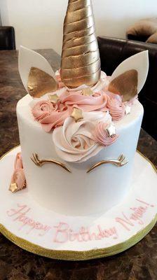 Unicorn birthday cake