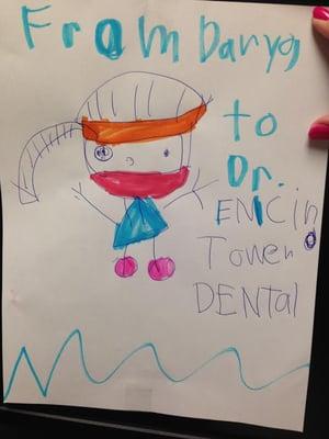 From one of our cutest patients !!!