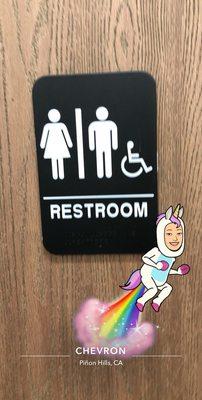 Gender neutral restroom